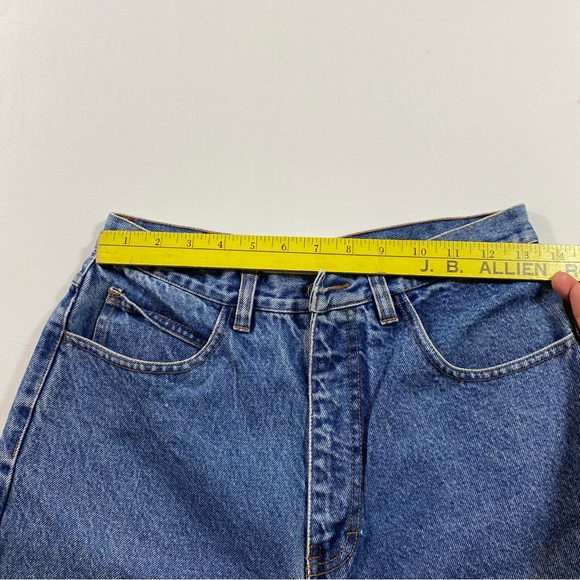 Original JeanJer Jeans Women’s Medium Cropped Denim zip ankles high rise jeans - Picture 8 of 10